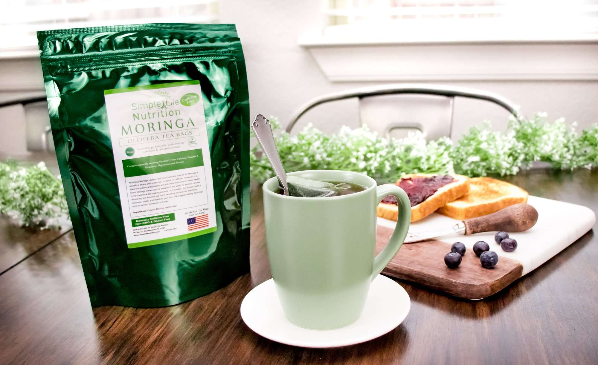 100% Organic Moringa Tea