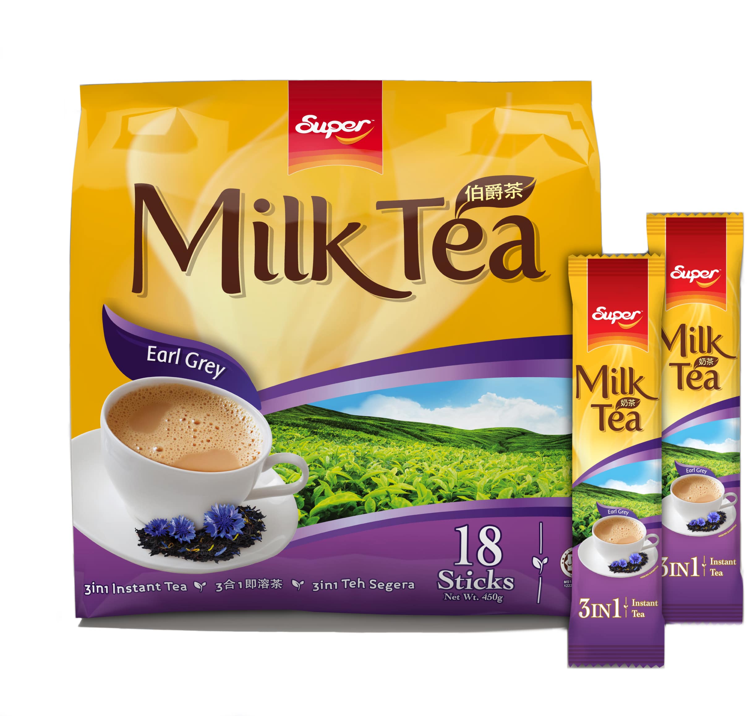 (2 Pack) Super Instant Earl Grey Milk Tea