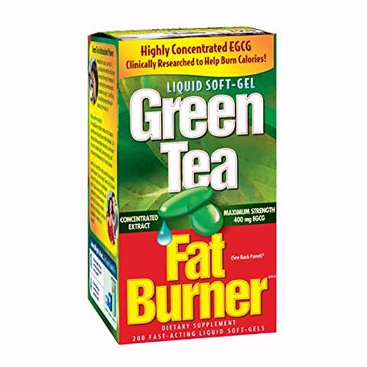 200 Green Tea Fat Burner 400mg EGCG Weight Loss Pills ...