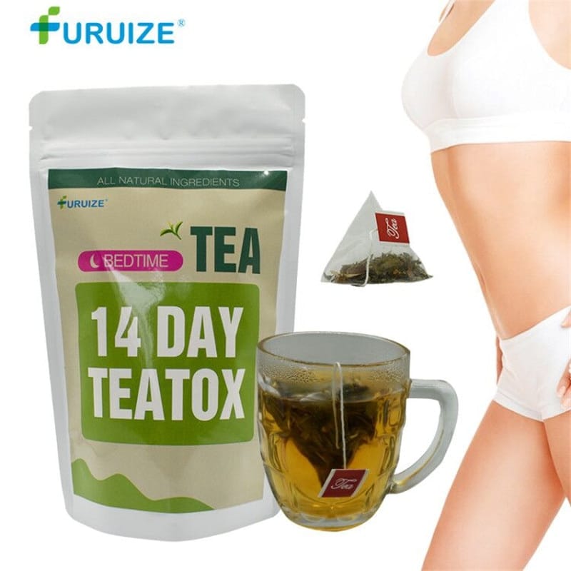 2Pcs Lose weight 14 day Slim tea Fat Burning Health Care Herbal Skinny ...