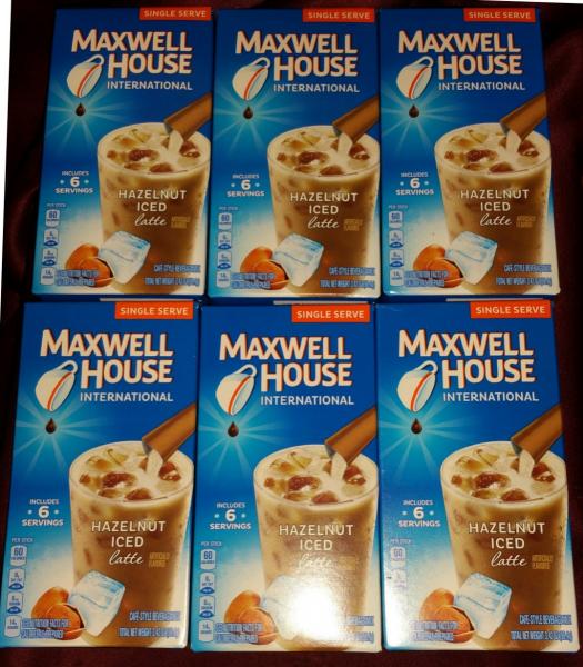 36 Maxwell House Hazelnut Iced Latte International Coffee Caffeine