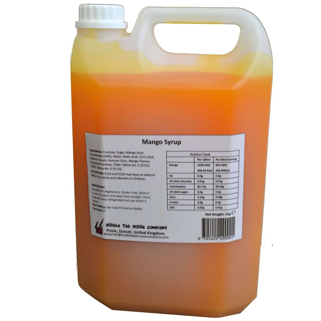 5kg (4L) Fruit Syrup for Flavouring Bubble Tea
