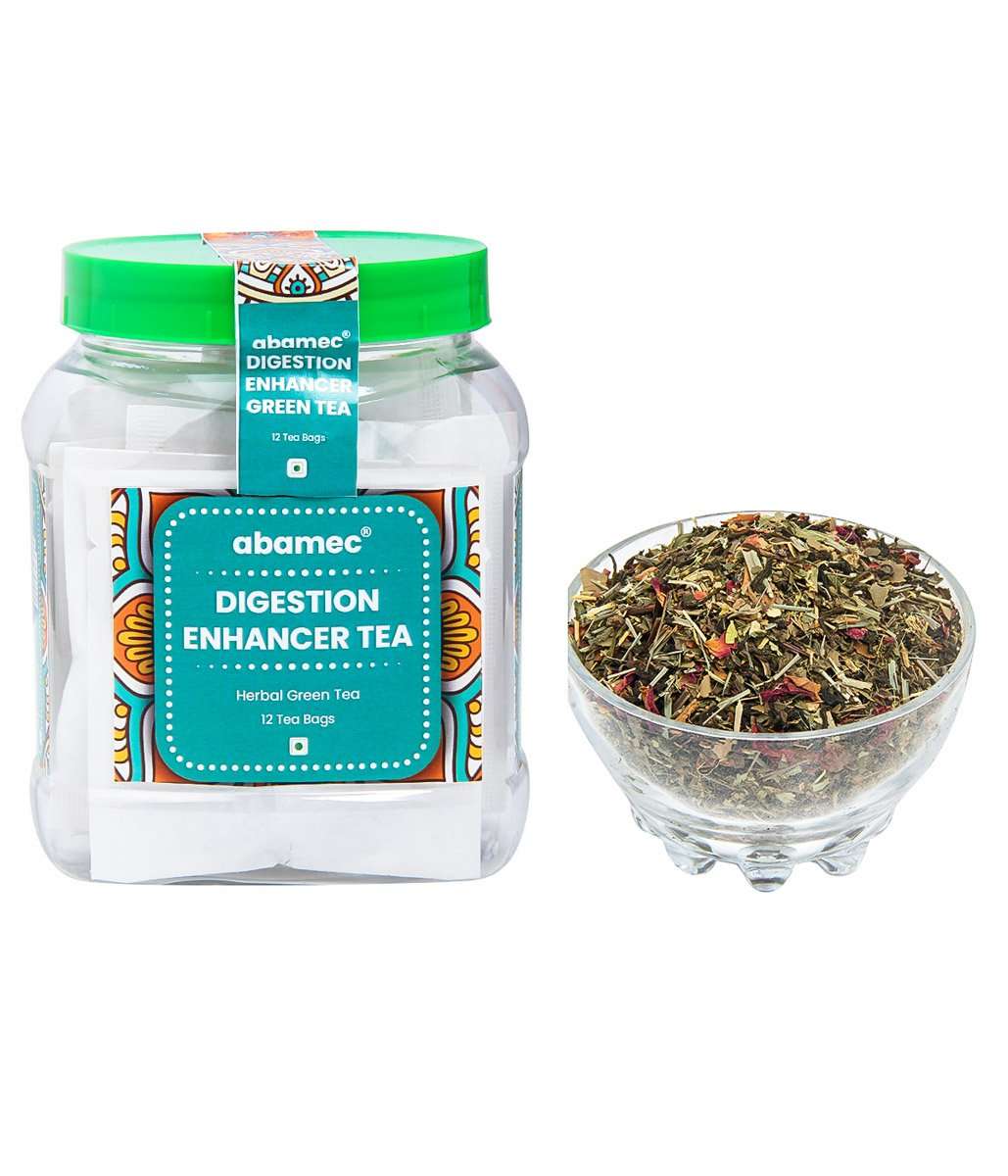 abamec Healthy Digestive Herbal Green Tea Bags, 100% Pure ...