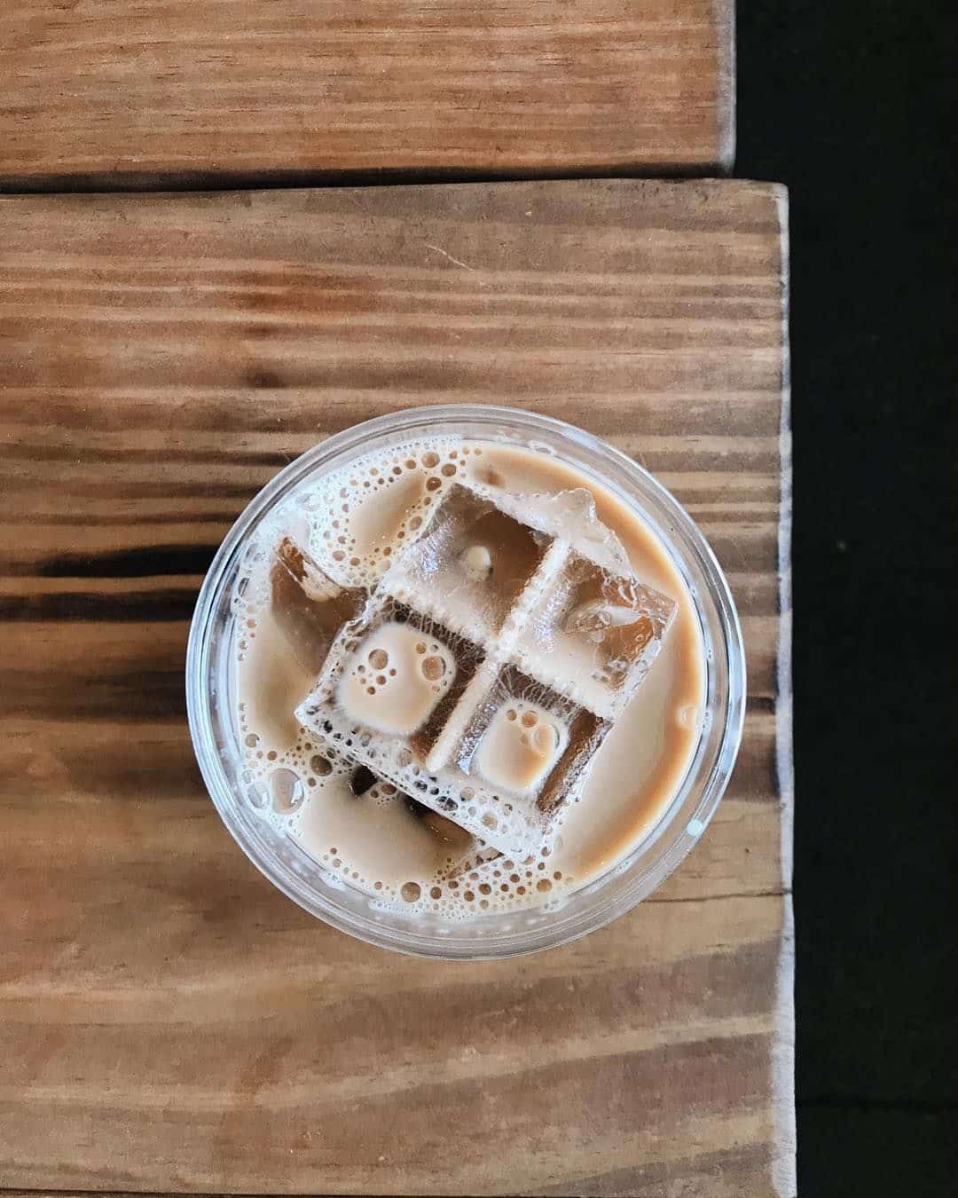 An Iced Chai Latte by Brewpoint Coffee, made with Oatly oatmilk Spring ...