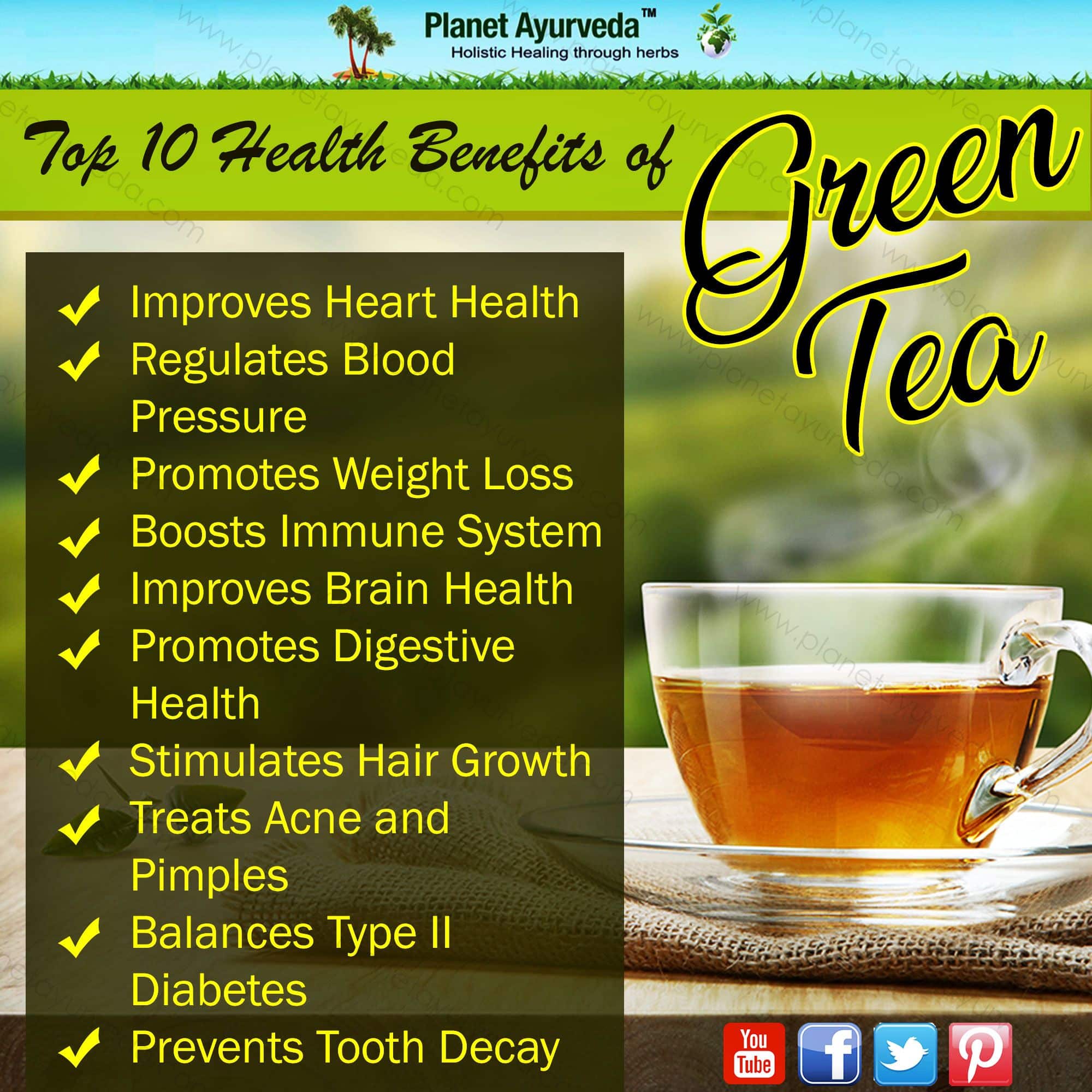 Benefits Of Green Tea To The Heart
