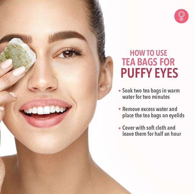 Benefits of using tea bags on the eyes