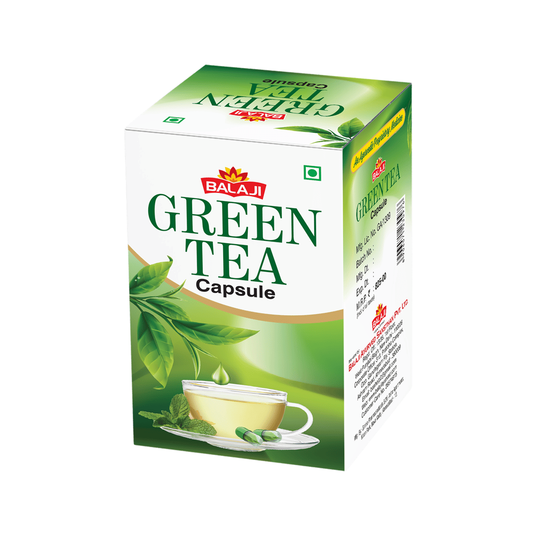 Buy Green Tea 60 capsule Online at Best Price in India