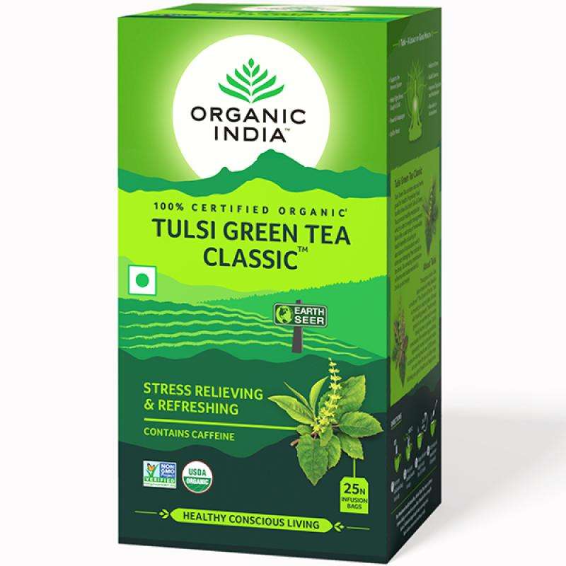 Buy Organic India Tulsi Green Tea Classic
