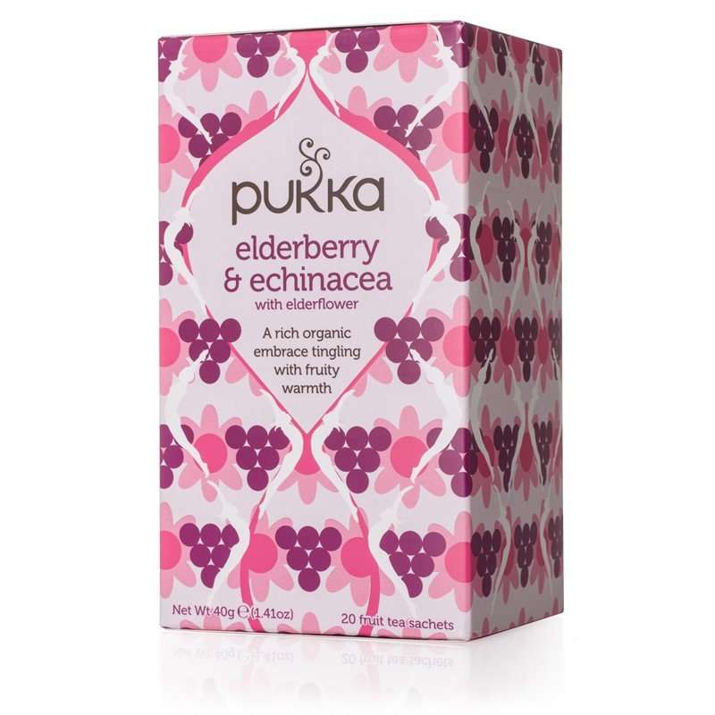 Buy Pukka Elderberry &  Echinacea Tea Online