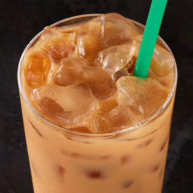 Check out this Iced Pumpkin Spice Chai Latte from Starbucks: