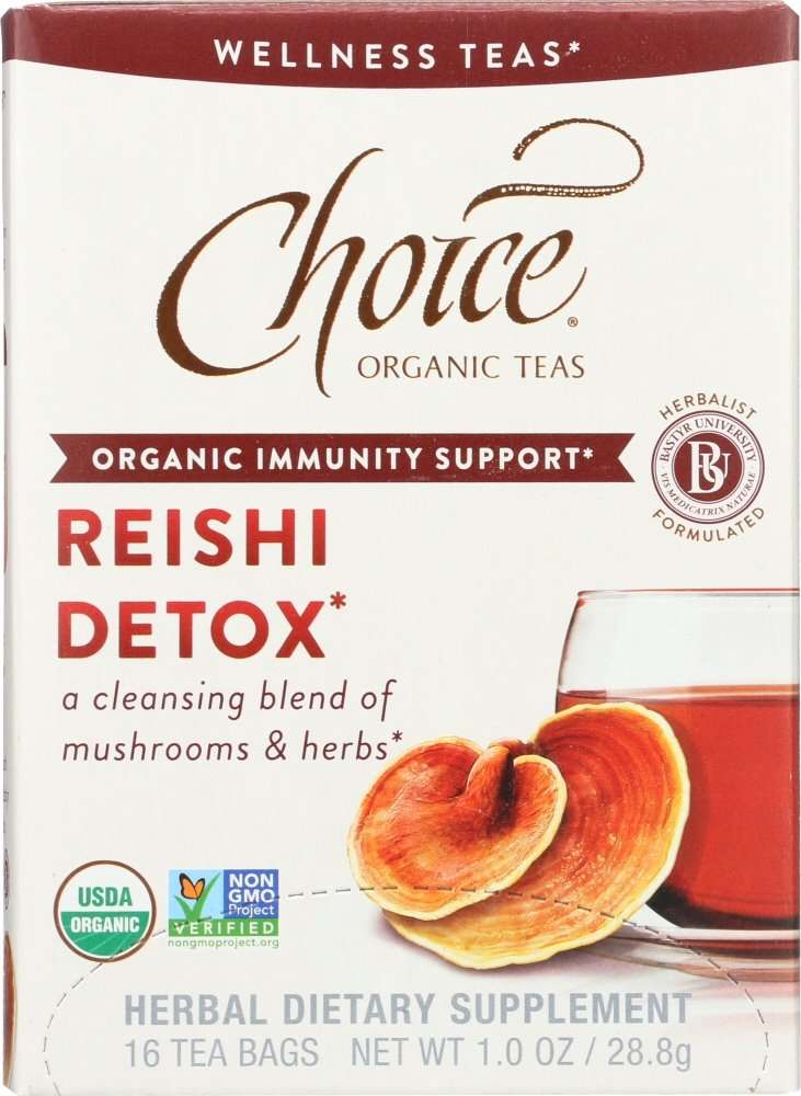 CHOICE TEA: Reishi Detox Mushroom Tea, 16 bg  Homestead ...