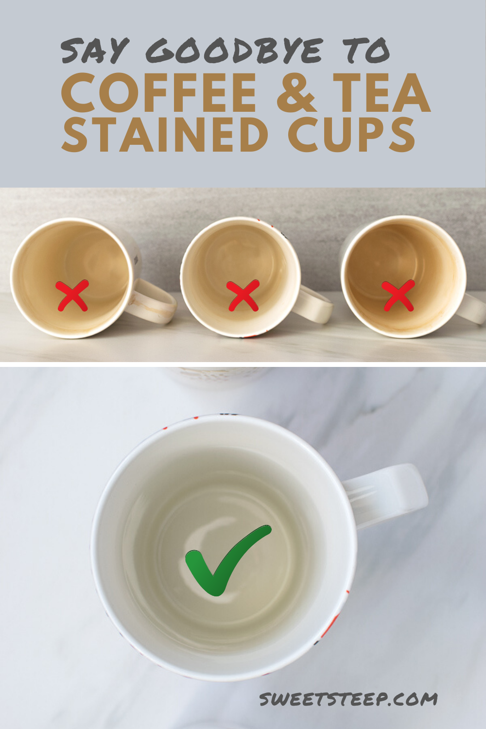 Easiest Way to Get Rid of Coffee &  Tea Stains from Cups ...