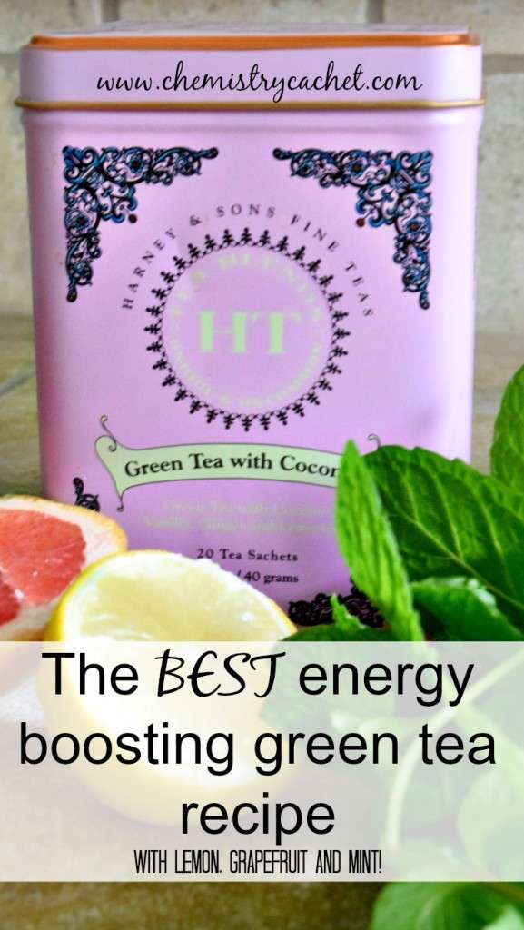 Energy Boosting Green Tea Recipe with Mint, Lemon, &  Grapefruit ...