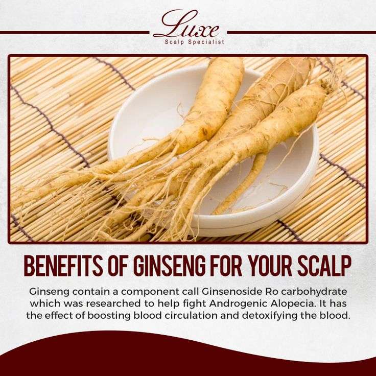 Ginseng on tea is good, but using it on the scalp is ...