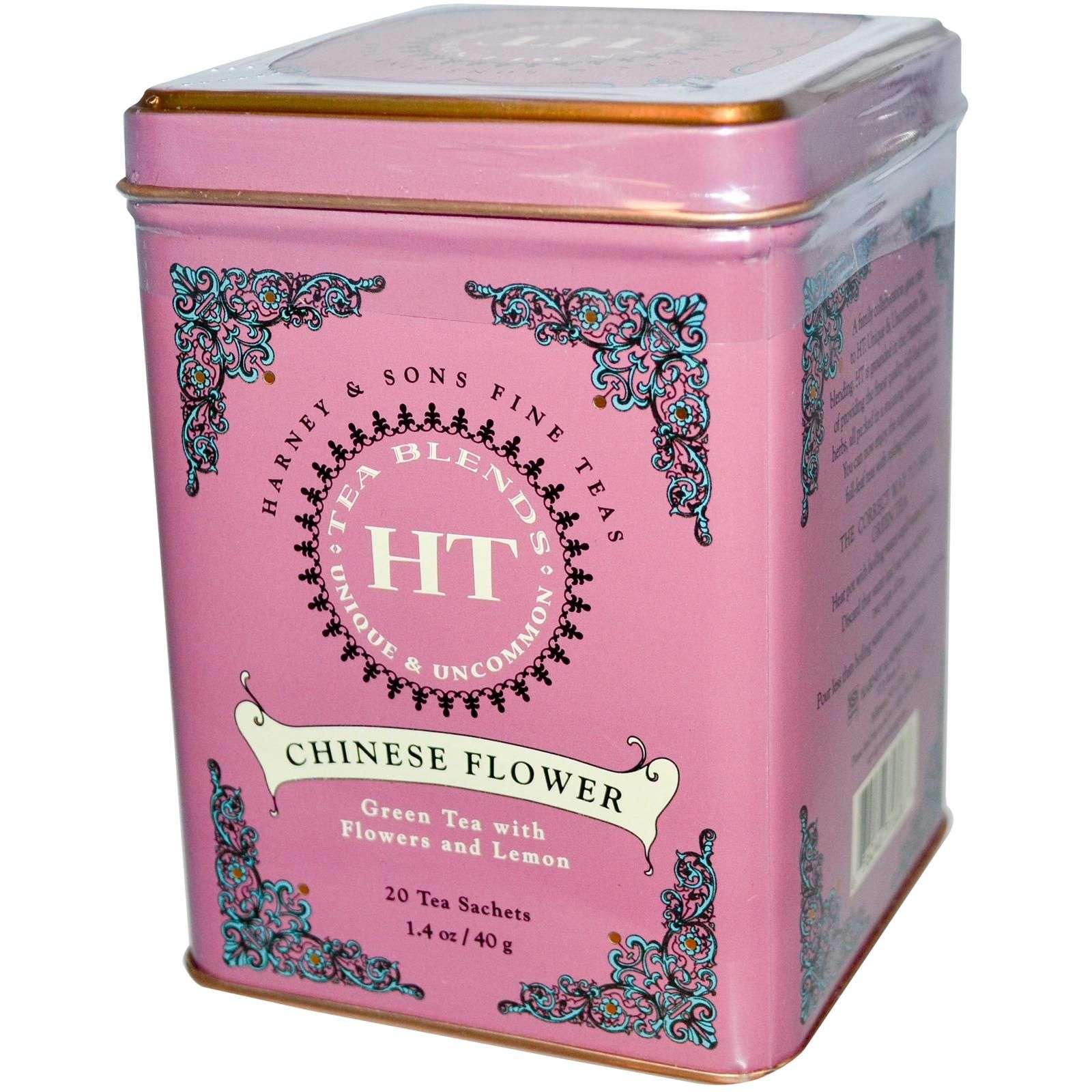 Harney &  Sons, HT Tea Blend, Chinese Flower, 20 Tea ...