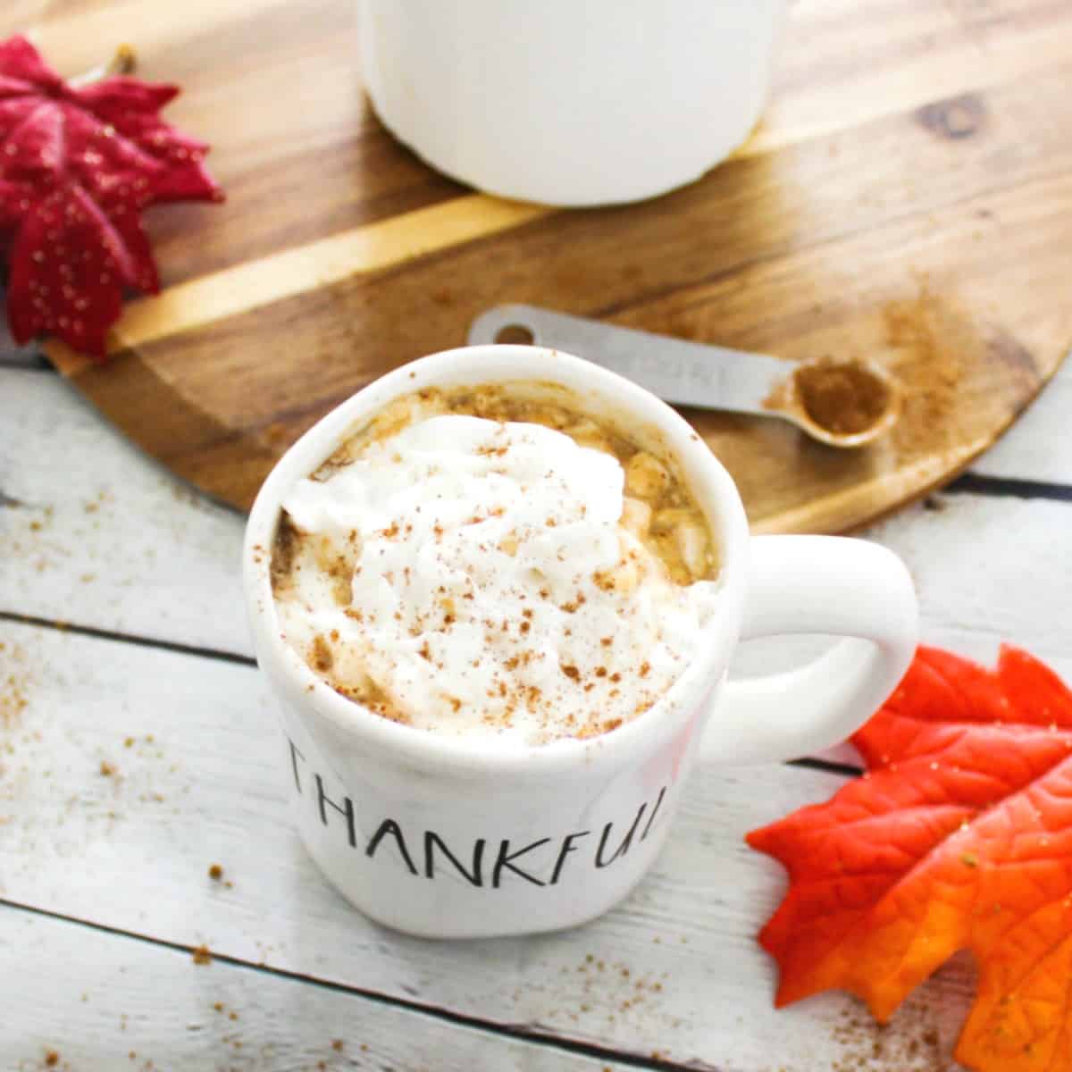 Homemade Pumpkin Spice Latte  At Home With Zan
