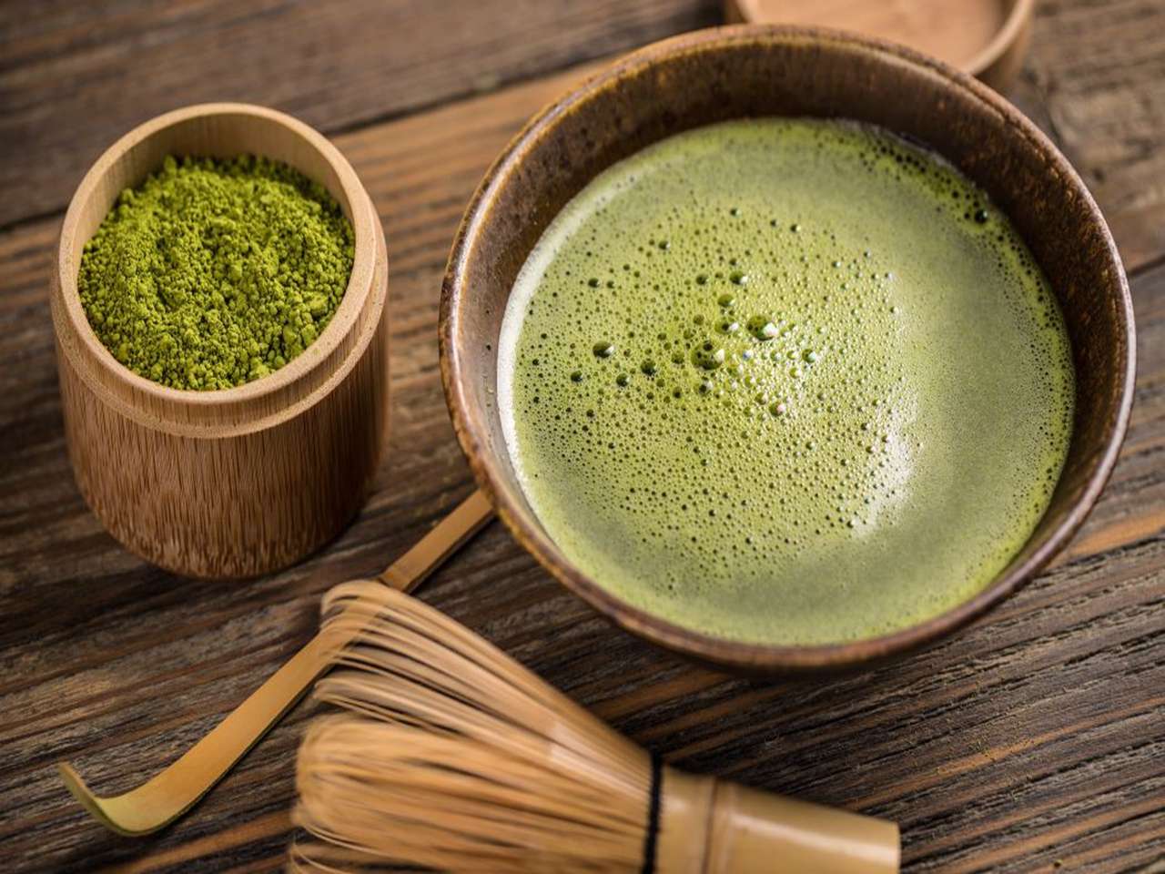 How much matcha tea powder should be added when you drink