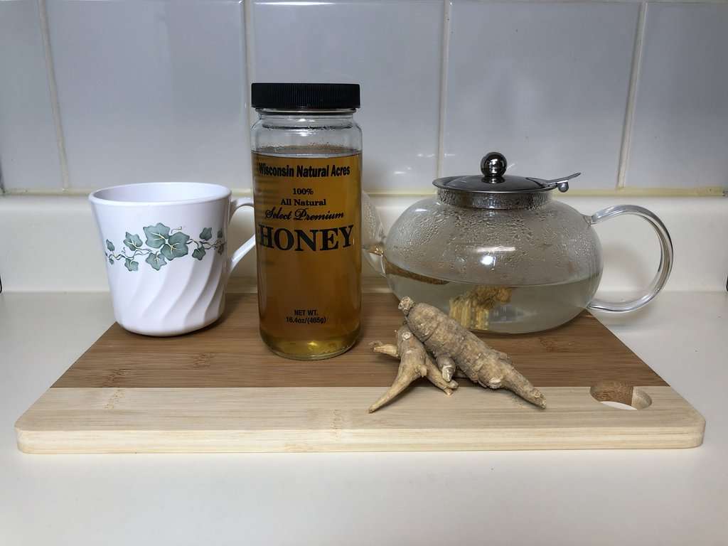 How to Brew Ginseng Root Tea with Honey  Wisconsin Grown ...