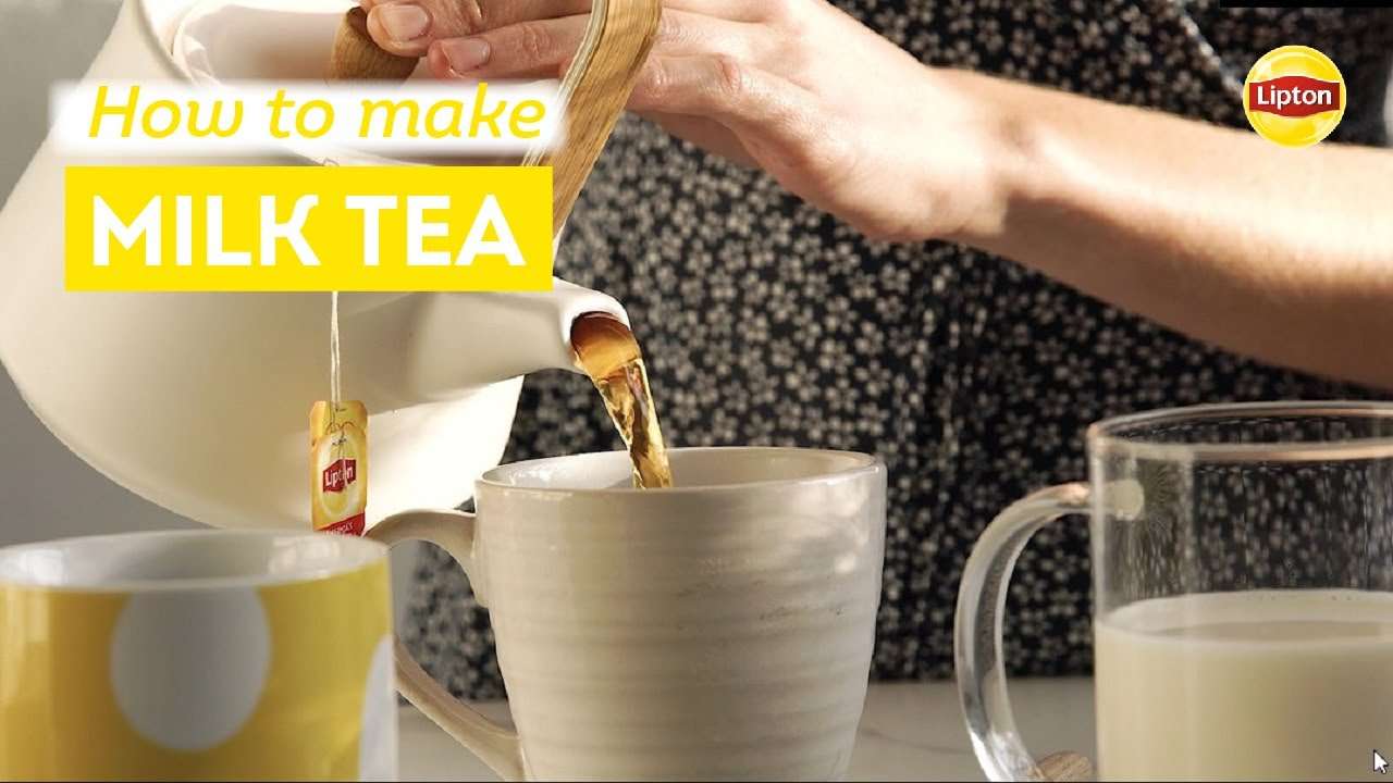 How to Make Milk Tea with Lipton