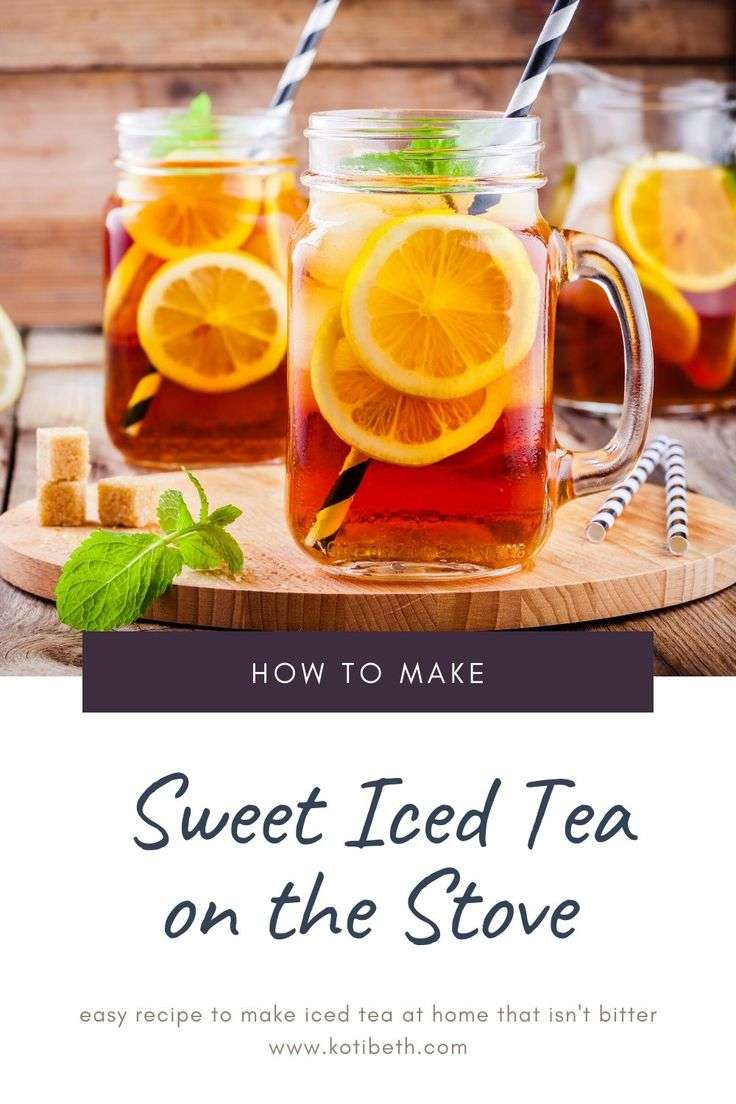 How to Make Sweet Iced Tea on the Stove (That Isn