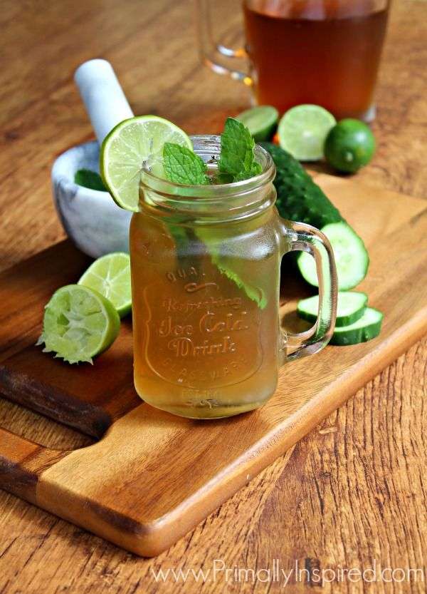 Iced Green Tea Mojito from Primally Inspired