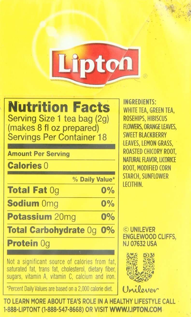 Iced Tea Nutrition Facts Lipton  Blog Dandk