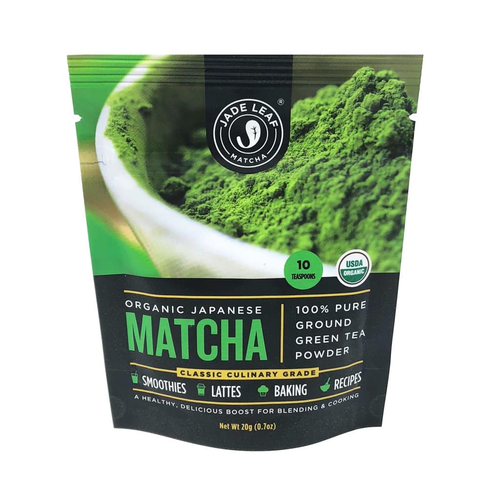 Jade Leaf Matcha, Organic Japanese Culinary Matcha, Powdered Tea, 0.7 ...