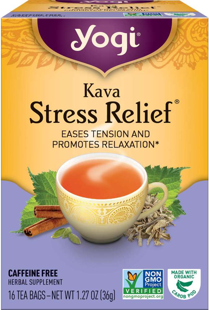 Kava Kava Stress Relief Tea 16 Bags