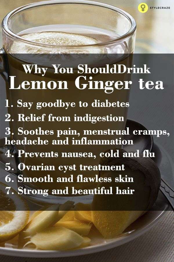 Lemon Ginger Tea Could Be The Healthiest Drink