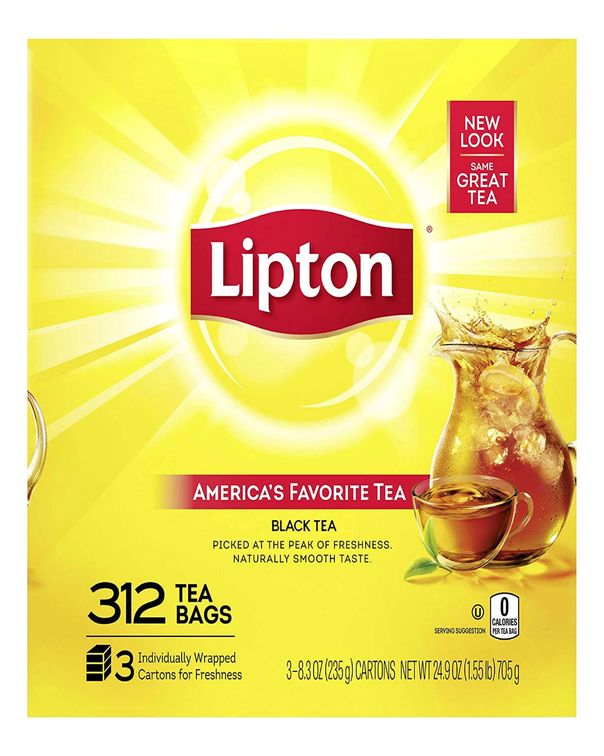 Lipton Tea Bags For A Naturally Smooth Taste Black Tea Can Help Support ...
