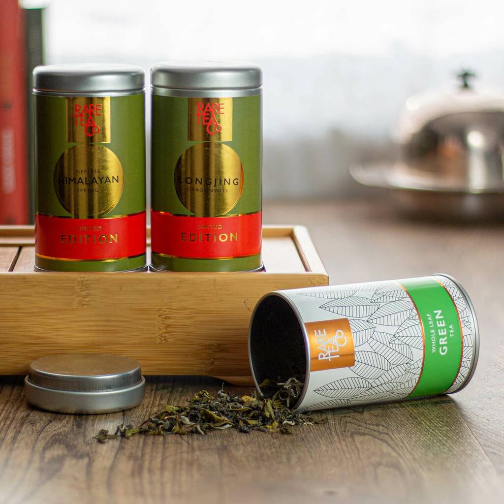 Loose Leaf Green Tea Gift Set By Rare Tea Company