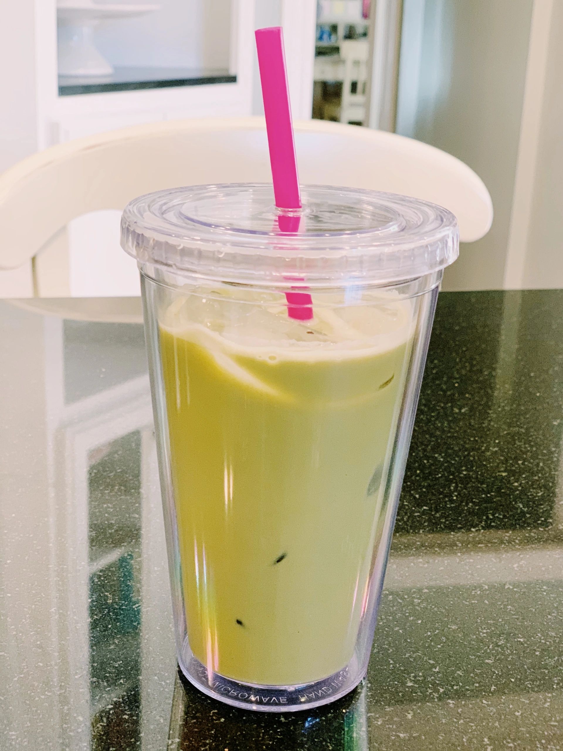 Matcha Green Tea Latte with Almond Milk