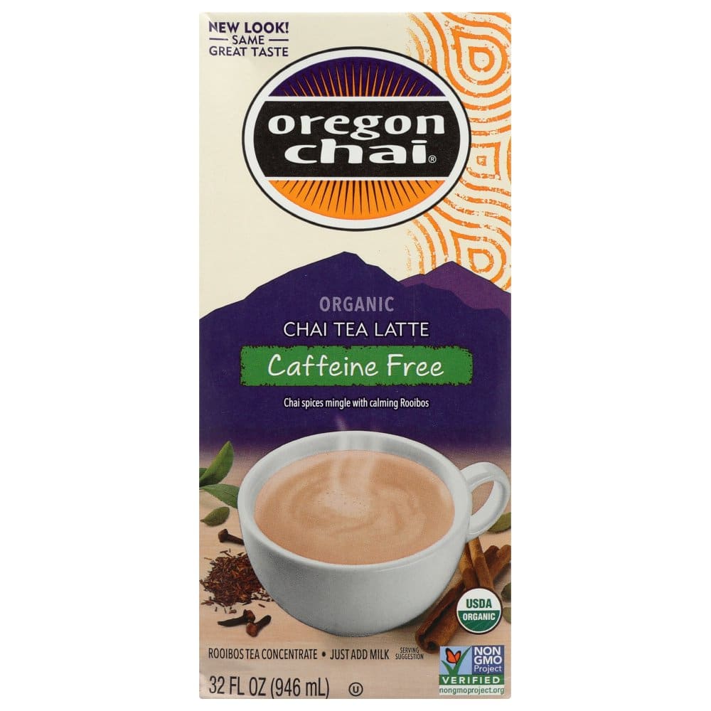Oregon Chai Tea Latte Concentrate Caffeine Free, 32 Fl Oz