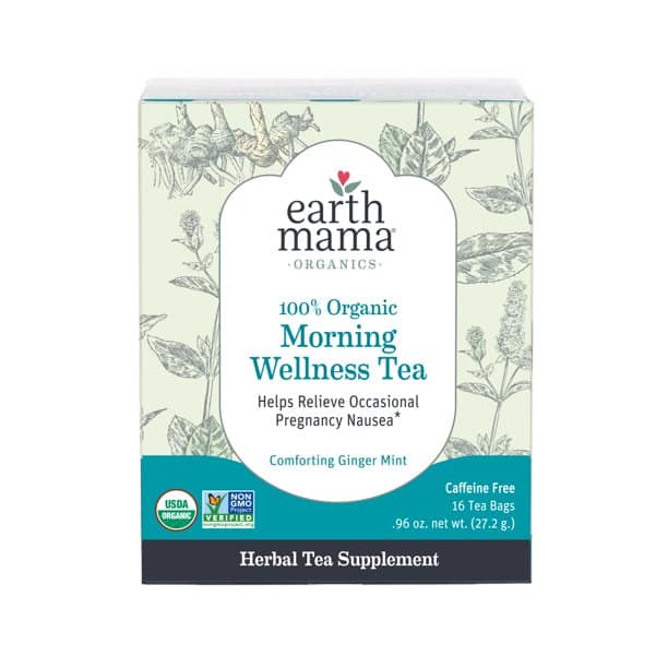Organic Morning Wellness Tea for Occasional Morning Sickness, 16 ...