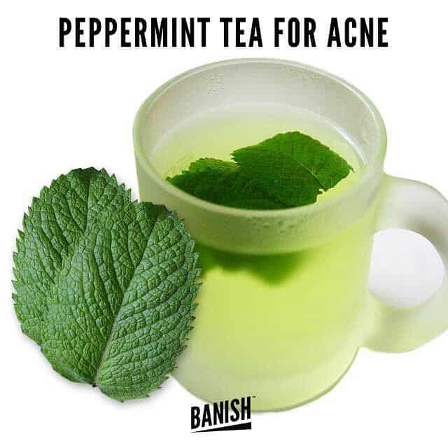 Peppermint tea is good for hormonal acne if you need to slightly raise ...