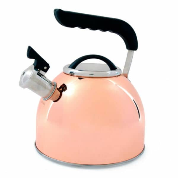 Prime Gourmet Copper Plated Stainless Steel 2.5 qt. Tea Kettle for sale ...