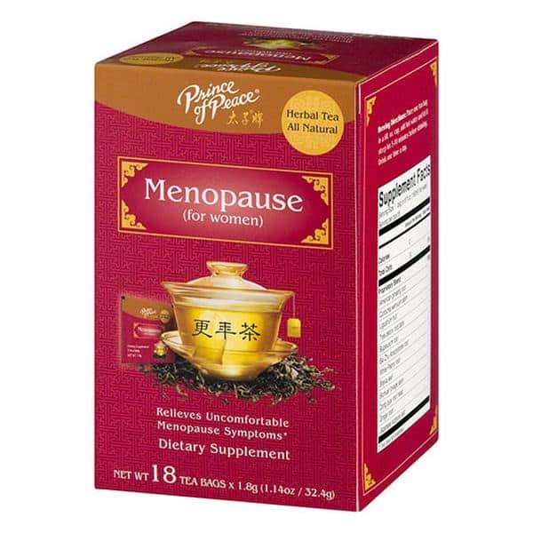 Prince Of Peace Herbal Tea Menopause 18 Bags Box