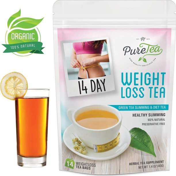 PureTea Detox Tea for Weight Loss, Best Slimming Tea and ...