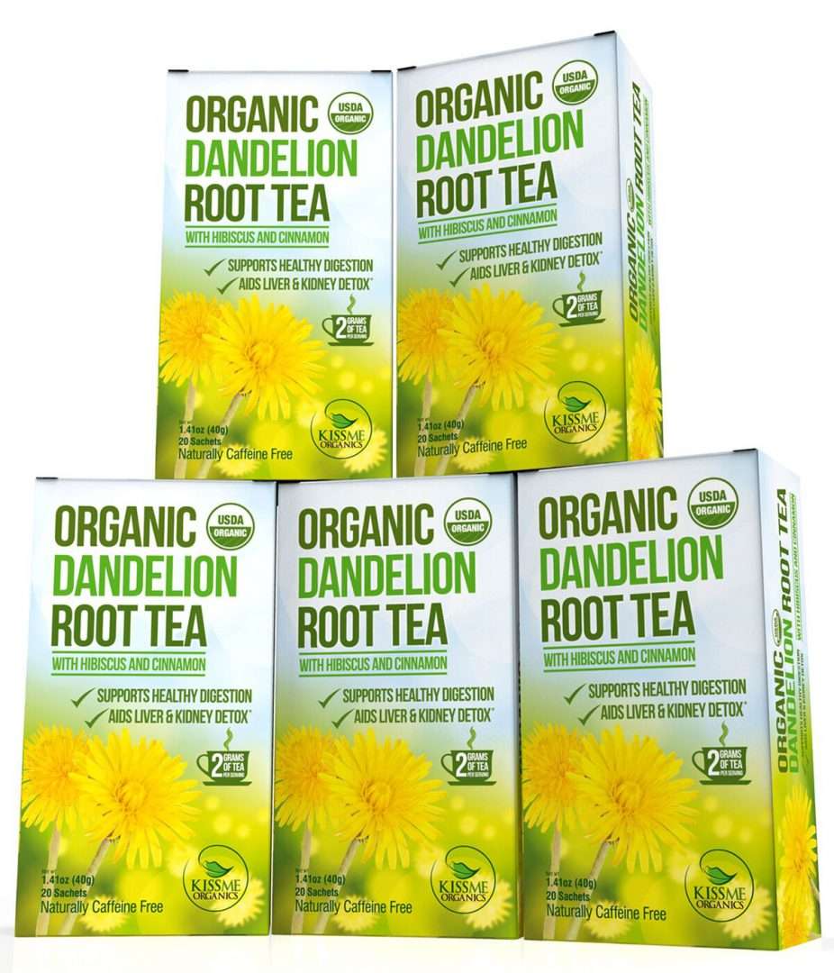 Raw Organic Dandelion Root Tea with Hibiscus &  Cinnamon 5 ...
