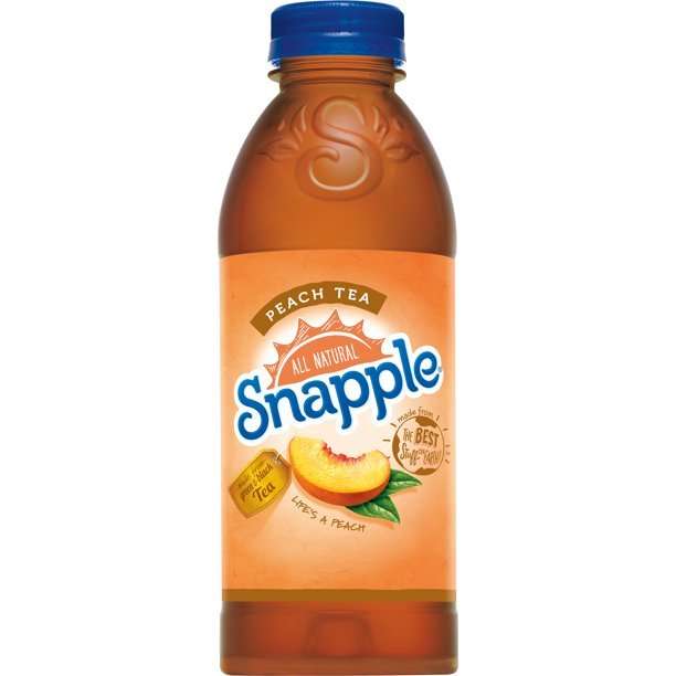 Snapple All Natural Peach Tea, 20 Fl. Oz.