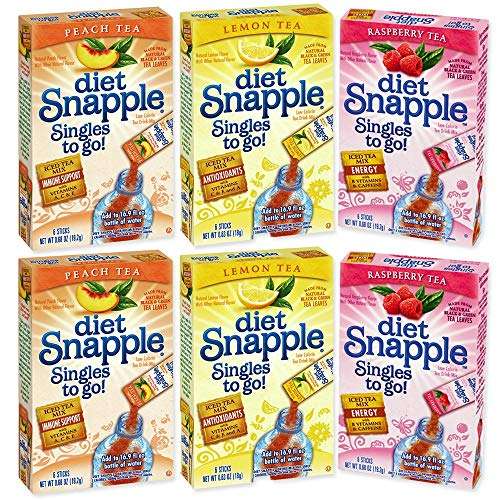 Snapple Singles To Go Diet Variety Pack