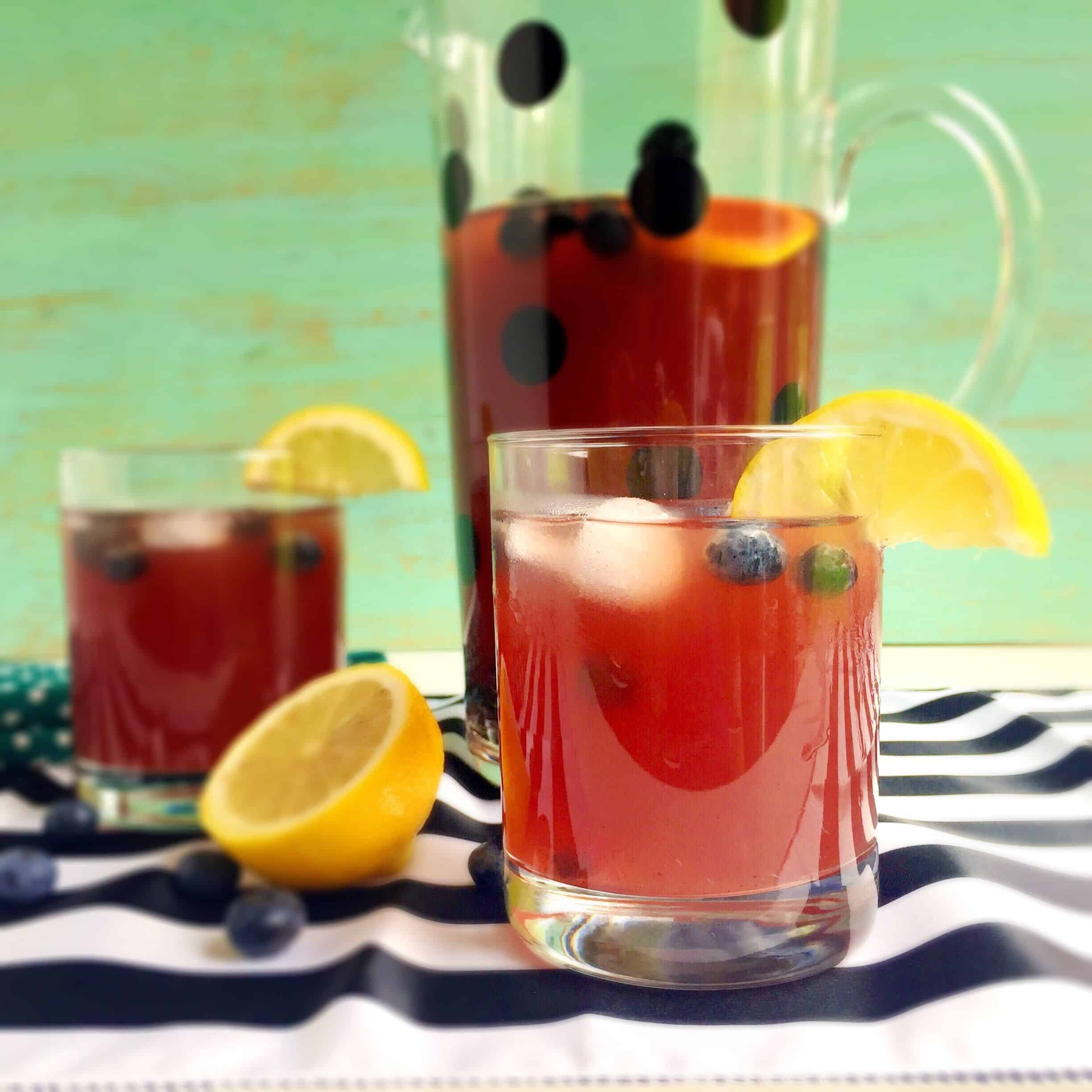 Spiked Blueberry Arnold Palmer. Cheers to the weekend with this smooth ...