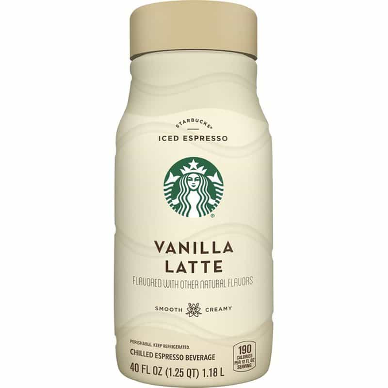 Starbucks Iced Espresso Classics Vanilla Latte (40 fl oz) from Vons ...