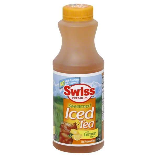 Swiss Premium Sweetened Ice Tea with Lemon, 1 Pint ...