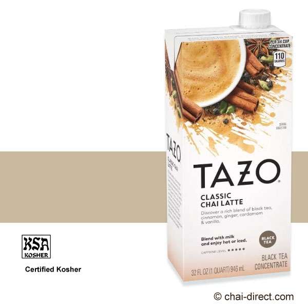 Tazo: Chai Latte Black Tea Liquid Concentrate