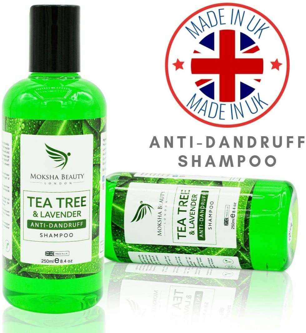 Tea Tree Oil Anti Dandruff Shampoo â [Made In UK] Therapeutic Grade ...