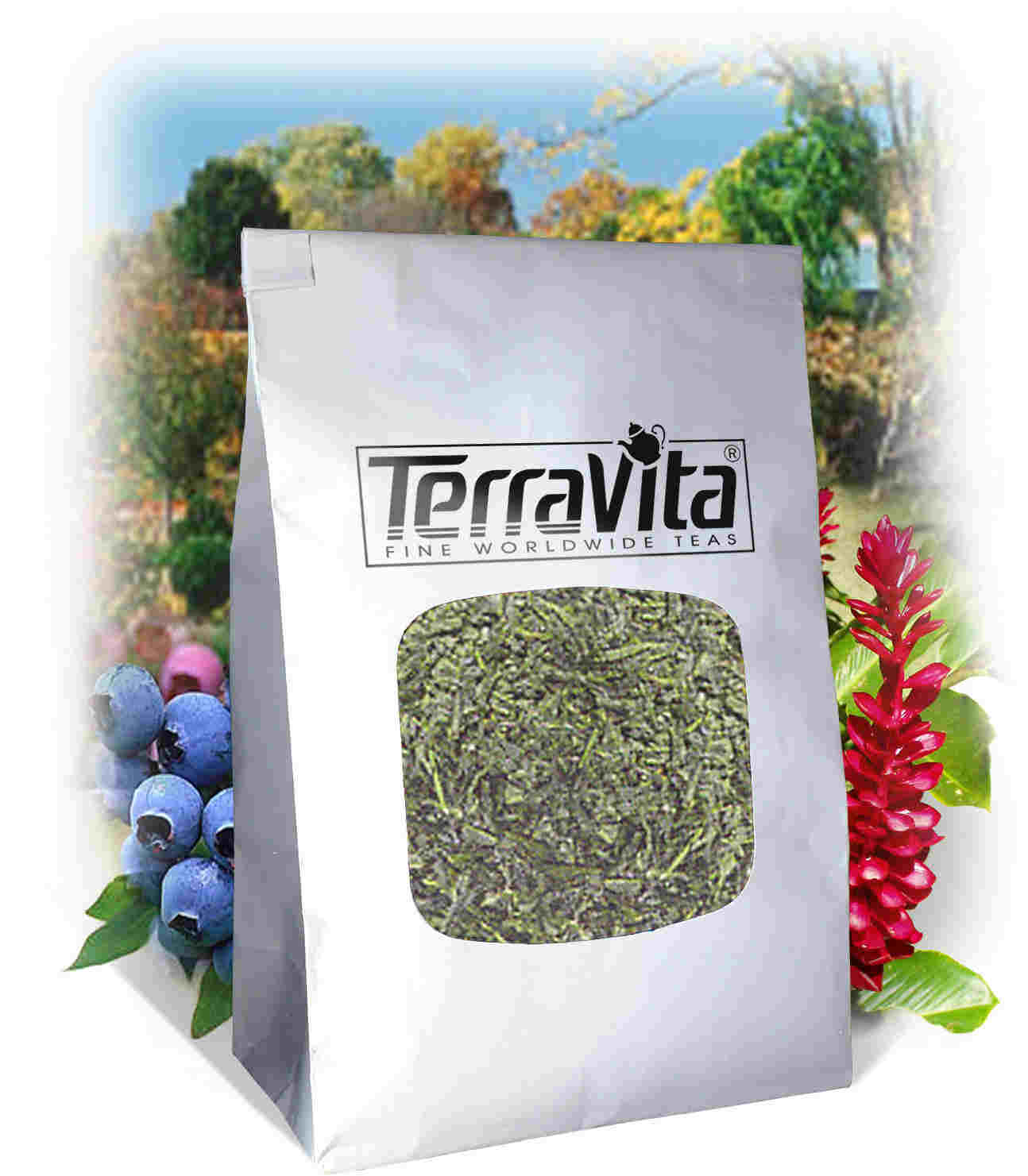 TerraVita Red Raspberry Leaf Tea, (Organic, Loose Leaf Herbal Tea, 4 oz ...
