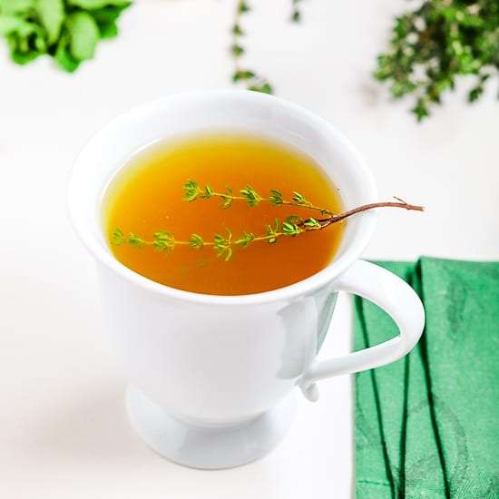 Thyme Tea Benefits for Tonsillitis