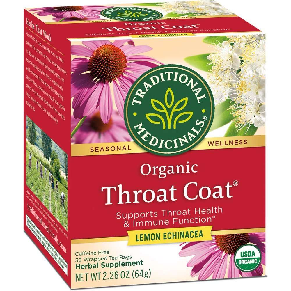 Traditional Medicinals Organic Throat Coat Lemon Echinacea ...