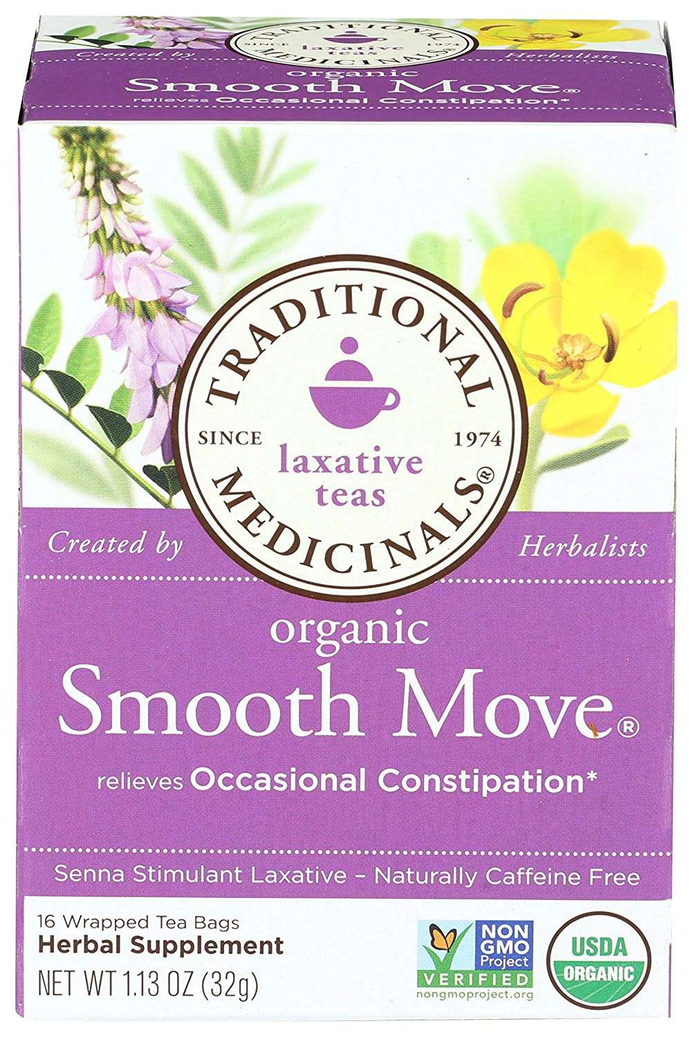 Traditional Medicinals Smooth Move Laxative Tea, 16 ct ...